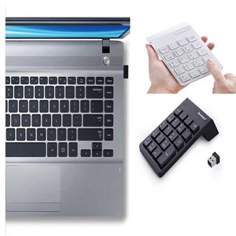 Sunreed® Numerisk Wireless Keyboard / USB, Range 10m - Svart